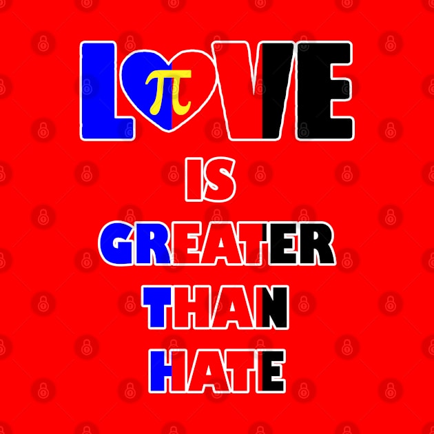 Love Is Greater Than Hate (Polyamorous Pride) by Zogar77