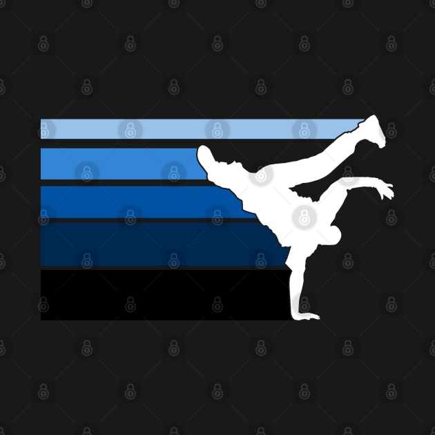 BBOY blue stripes by Styleuniversal