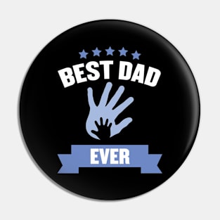 Best Dad Ever T-shirt Pin