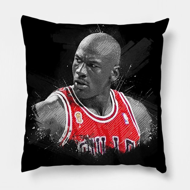 Michael Jordan Pillow by Creativedy Stuff