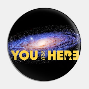 You are here: Milky Way galaxy map Pin