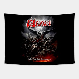 SAXON MERCH VTG Tapestry