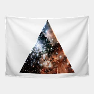 Hipster Space Cat Tapestry