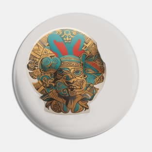 Maya civilization symbol art Pin