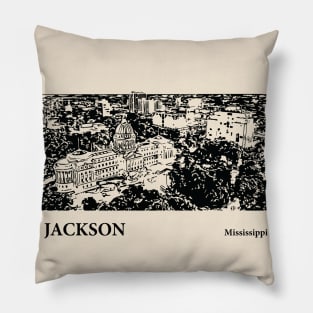 Jackson - Mississippi Pillow