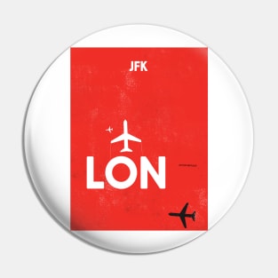 LON London RED Pin