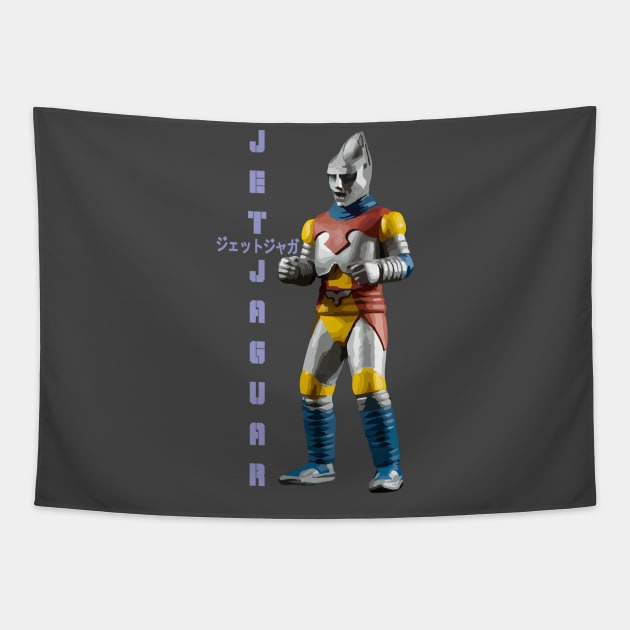 Jet Jaguar Tapestry by Bajingseng