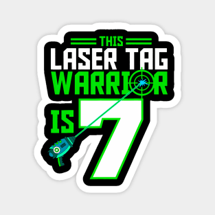 This Laser Tag Warrior is Gaming Birthday Party Magnet