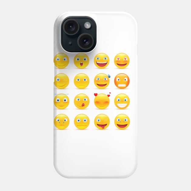 emoji Phone Case by psychoshadow