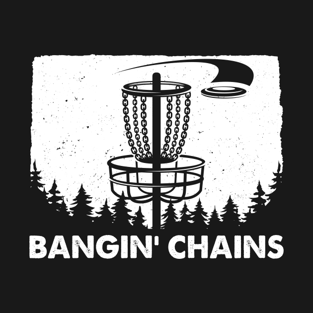 Bangin' Chains Funny Disc Golf by LolaGardner Designs