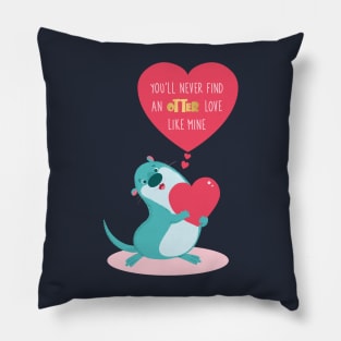 otter love Pillow