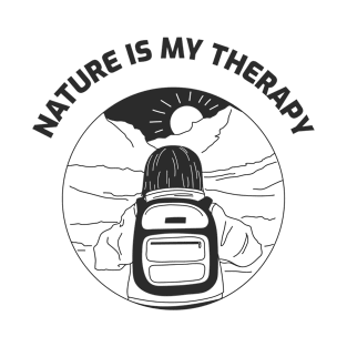 Nature is my therapy Tee design T-Shirt