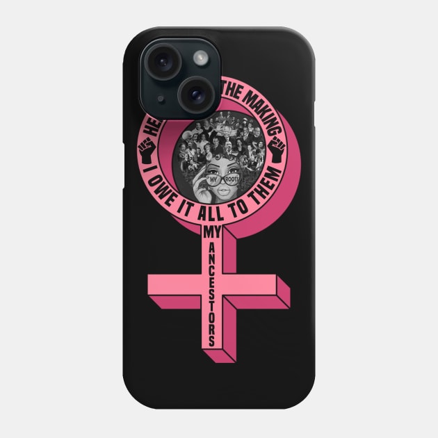 Her’story In The Making Phone Case by Afroditees