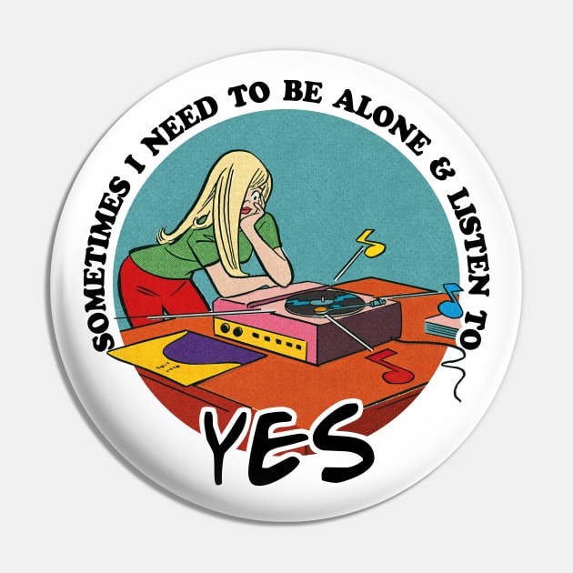 Yes / Prog Rock Obsessive Fan Gift Pin by DankFutura