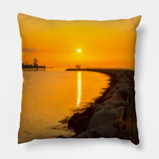 Golden Sunset Pillow