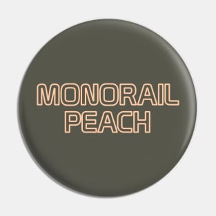 Monorail Peach Pin