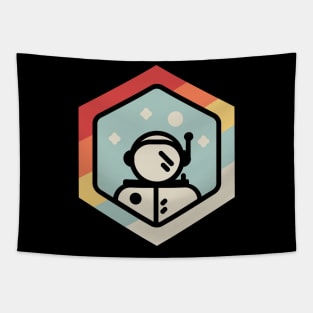 Retro Vintage Space Astronaut Shuttle Tapestry