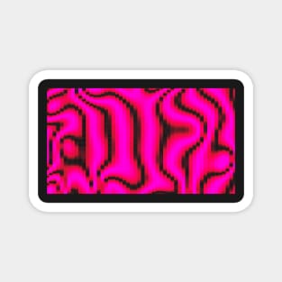 Pinkish Curves Magnet