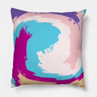 Square Unicorn Lines Pattern Pillow