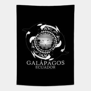 Orca Killer Whales Ecuador Galápagos Tapestry