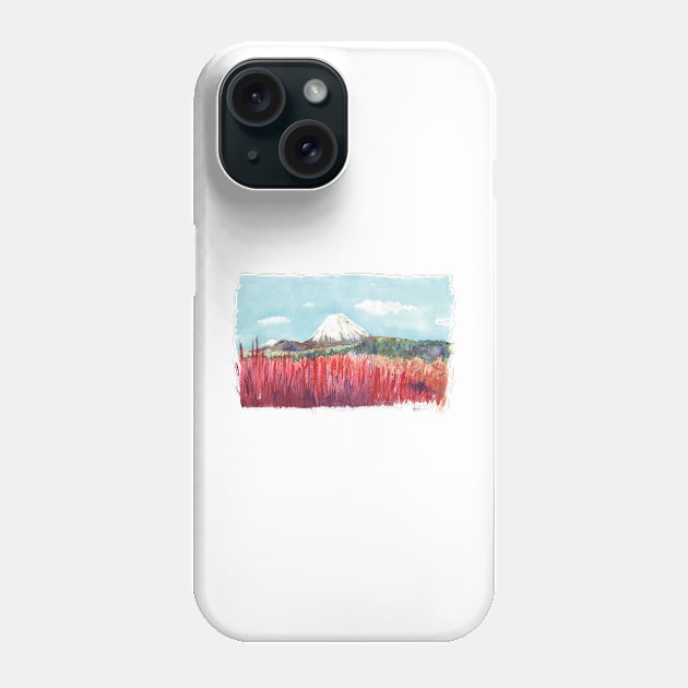 Ruapehu volcano , Tongariro National Park New Zealand Phone Case by EmilieGeant