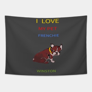 Pet Frenchie Winston Tapestry