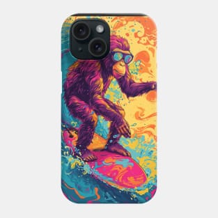 The Surfing Monkey Phone Case