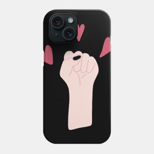 feminist struggle - hand struggle - super girl struggle Phone Case