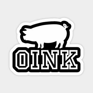 Oink (White) Magnet