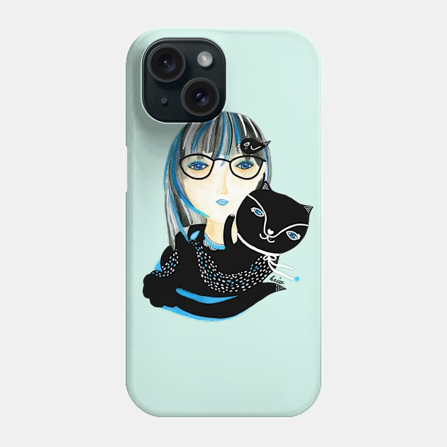 Ana, Theodor and Lulú Phone Case by Krize