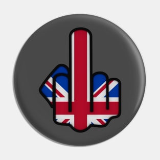 Union Jack The Finger Pin