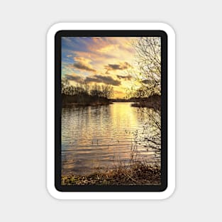 Winter Sunset Magnet