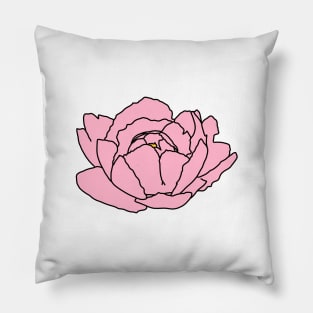 Peonia flower Pillow