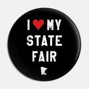 I Love My State Fair Pin