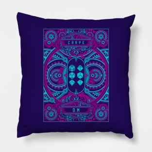 Cyberpunk Carpe DM Polyhedral Dice Set Pillow