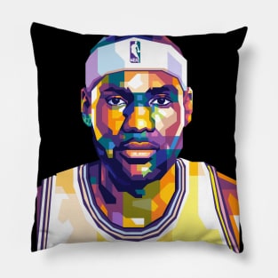 king james WPAP illustration Pillow