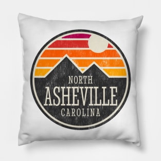 Visiting NC Mountain Cities Asheville, NC Sunset Pillow