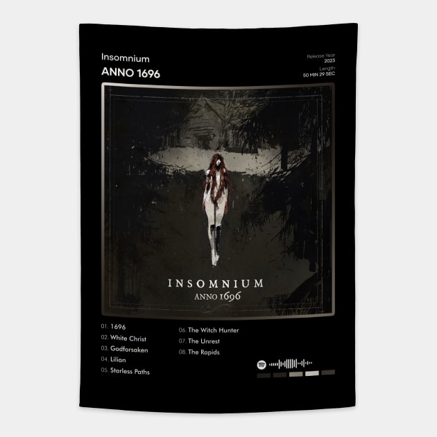 Insomnium - Anno 1696 Tracklist Album Tapestry by 80sRetro