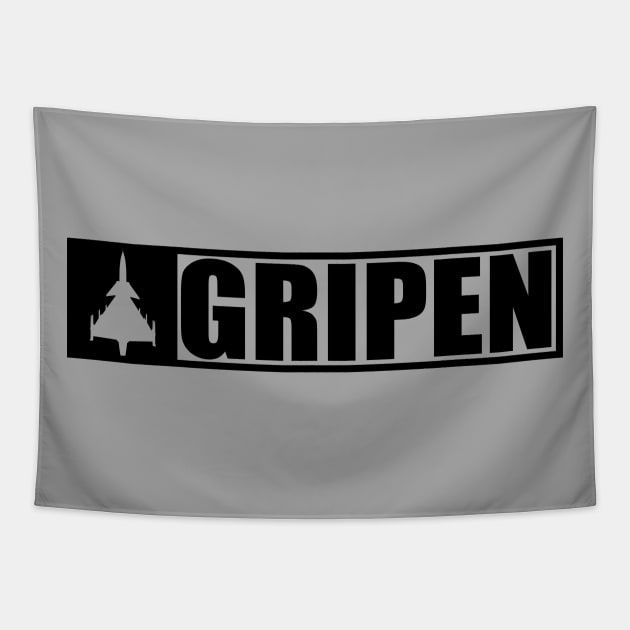 JAS 39 Gripen (subdued) Tapestry by TCP