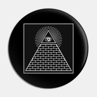 The Eye of Providence Pyramid Pin
