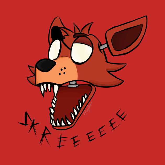 Foxy  Skree! by GummyRaptor