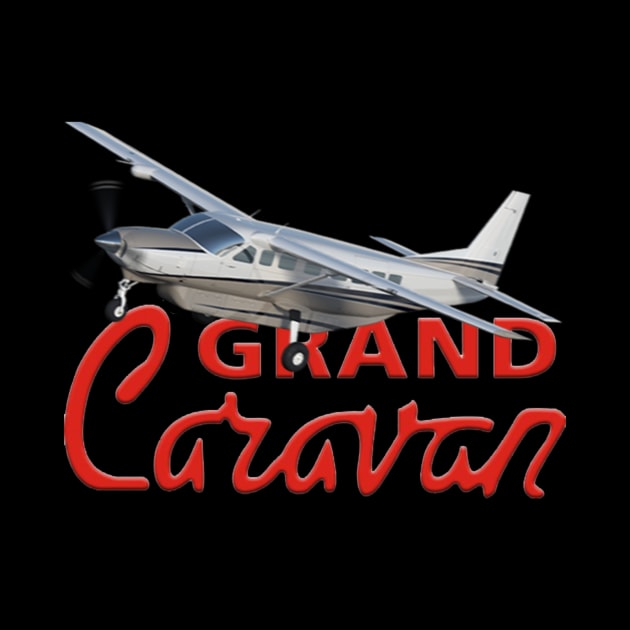 Grand Caravan in flight by Caravele
