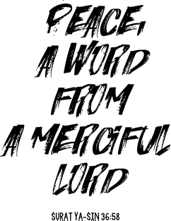 Peace, a word from a Merciful Lord Magnet