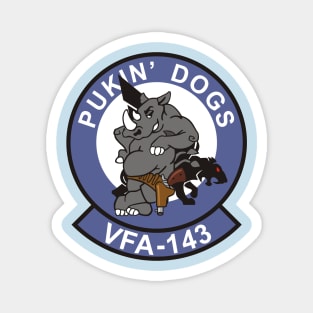 F/A18 Rhino - VFA143 - Pukin' Dogs Magnet