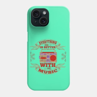 Everything with music Phone Case