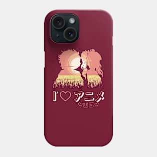 I love us Anime style Couple Phone Case