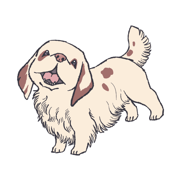 Clumber Spaniel (Doggust 2022) by tiffatiel