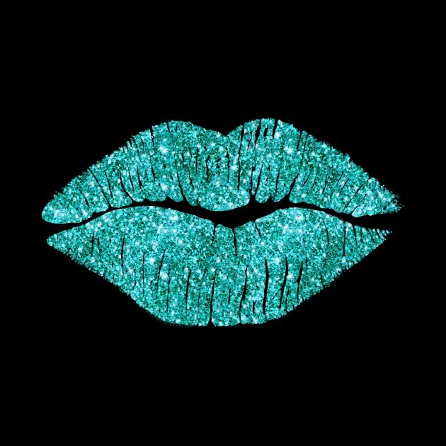 Aqua Lips Kiss by LittleBean