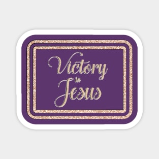 Victory in Jesus Magnet