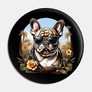 Beach dog Pin